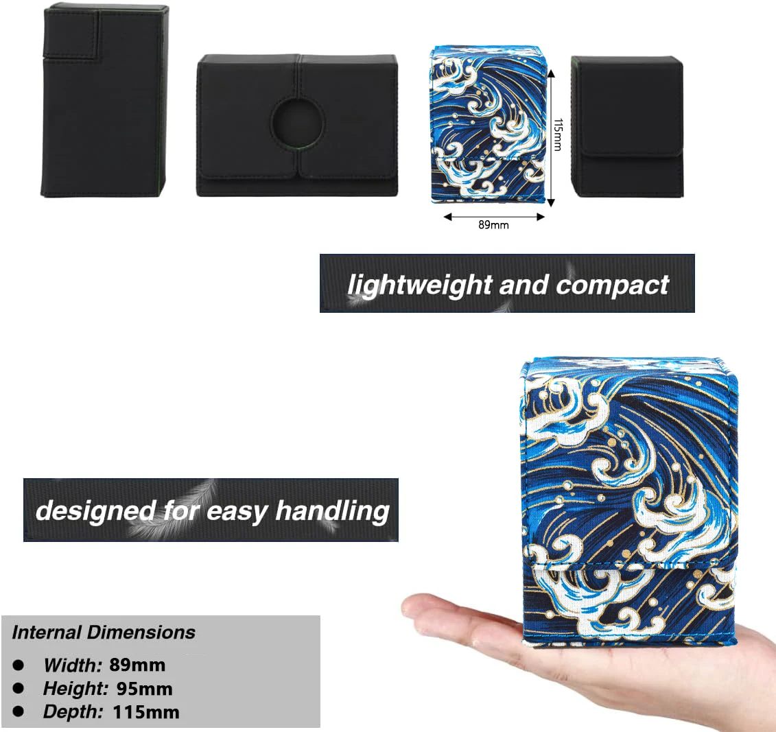 120+ Sammelkarten-Deckbox mit Sichtfenster, MTG, TCG, TCG – Bild 3