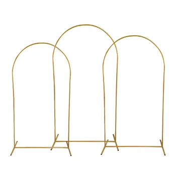 Gold Hochzeit Bogen Ständer, Party Decor Ballon Bogen, Rahmen Hintergrund Halter Halterung, Größe 4FT 5FT 6FT