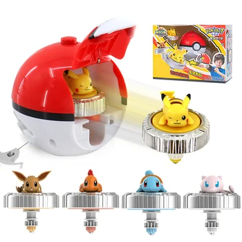 Pokemon Kreisel Actionfigur Pikachu Charmander Squirtle Mew Eevee Elf Ball Gyro Spinner Spiel Sammeln
