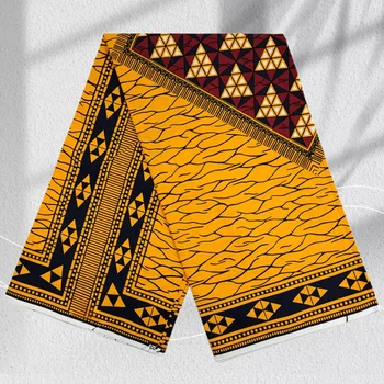Klassischer Stoff Dutch Hollandais Echter Wachsstoff für Afrikanische Bedruckte Kleider Garantiert 100%