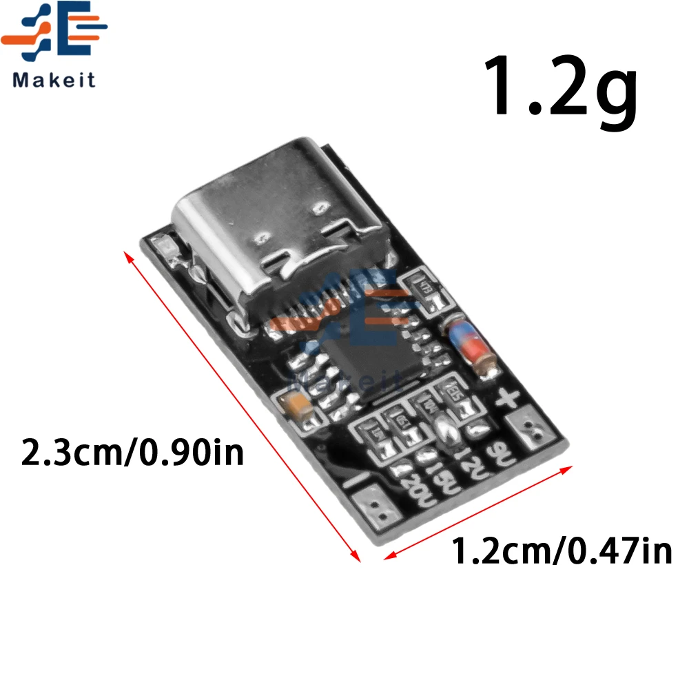 USB-C PD Trigger Board Modul PD/QC Decoy Board Schnellladung – Bild 6