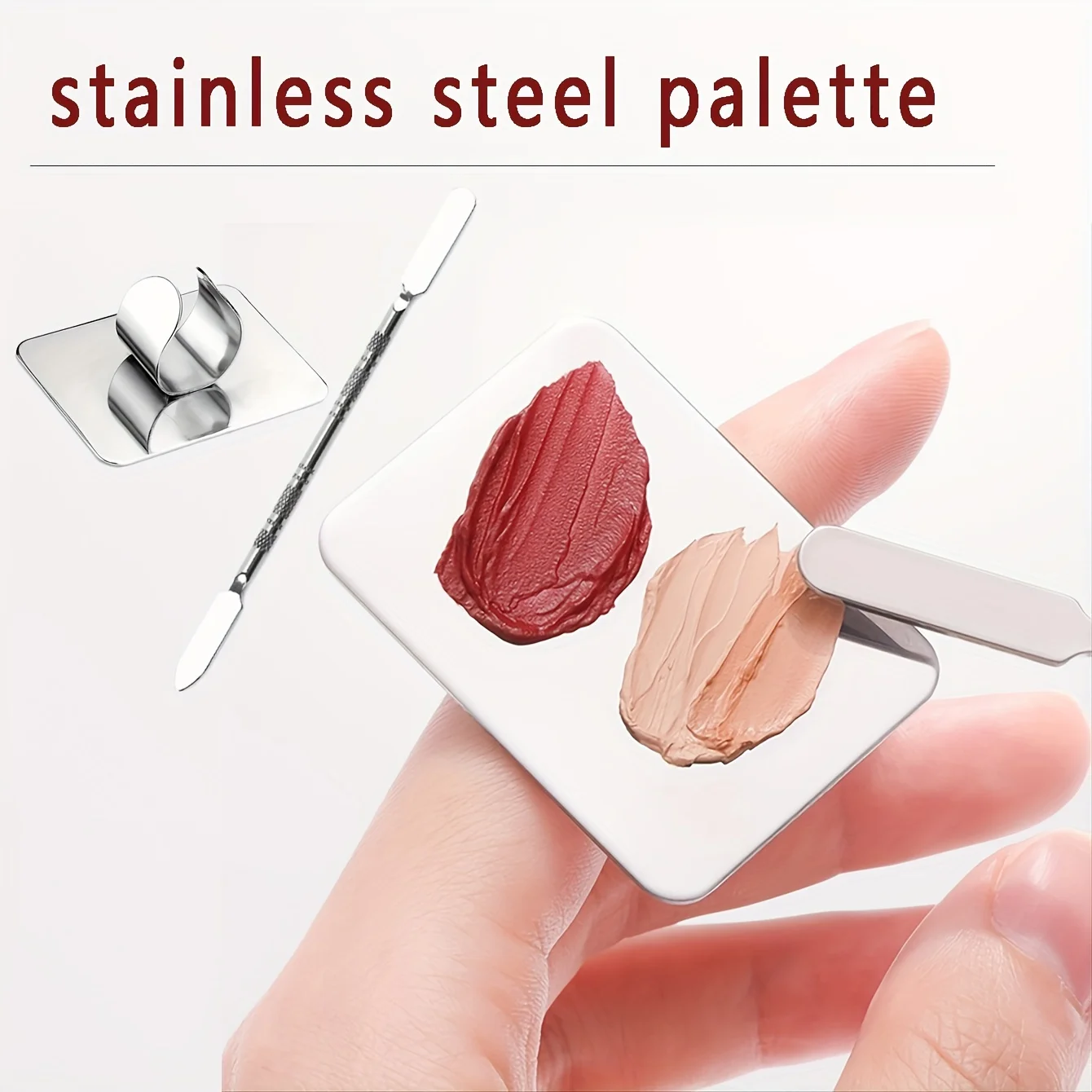 Makeup Mixing Palette, KissDate Makeup Spatula Palette mit – Bild 5