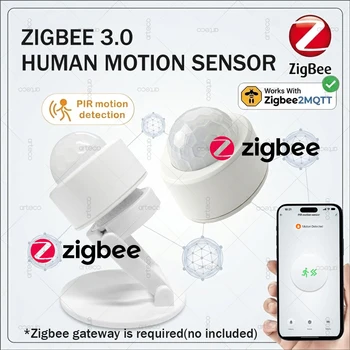Zigbee 3.0 Mini-PIR-Bewegungssensor, Infrarot-Körperdetektor, Sicherheitsalarm, unterstützt Zigbee2mqtt, Home