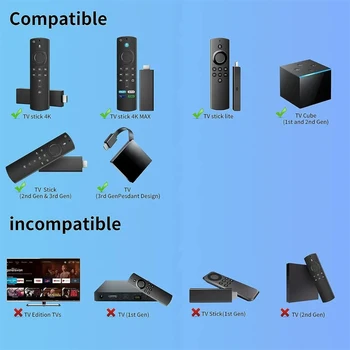L5B83G Sprachfernbedienung für Amazon Fire TV Stick 4K Lite 2. und 3. Generation Fire TV Cube