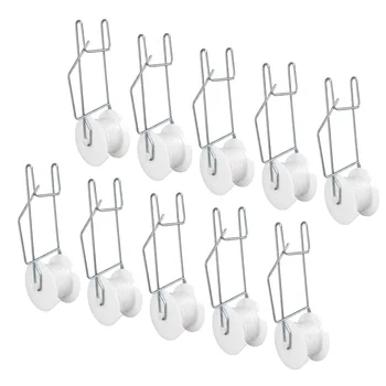 Garten Pflanze Roller Haken Tomaten Unterstützung Haken Kits Unterstützung String Seil Für Tomaten (10 Stück)