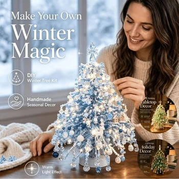 DIY Perlen-Weihnachtsbaum-Set, Handgemachtes Kreatives DIY-Perlenprojekt-Set