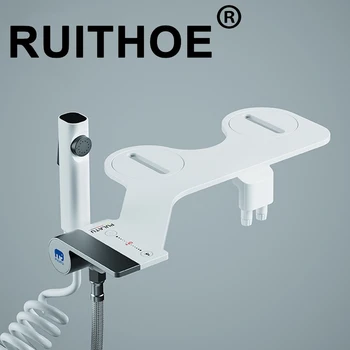 Tragbares Bidet für Frauen, selbstreinigender Toilettenaufsatz mit nicht-elektrischer Sprühvorrichtung