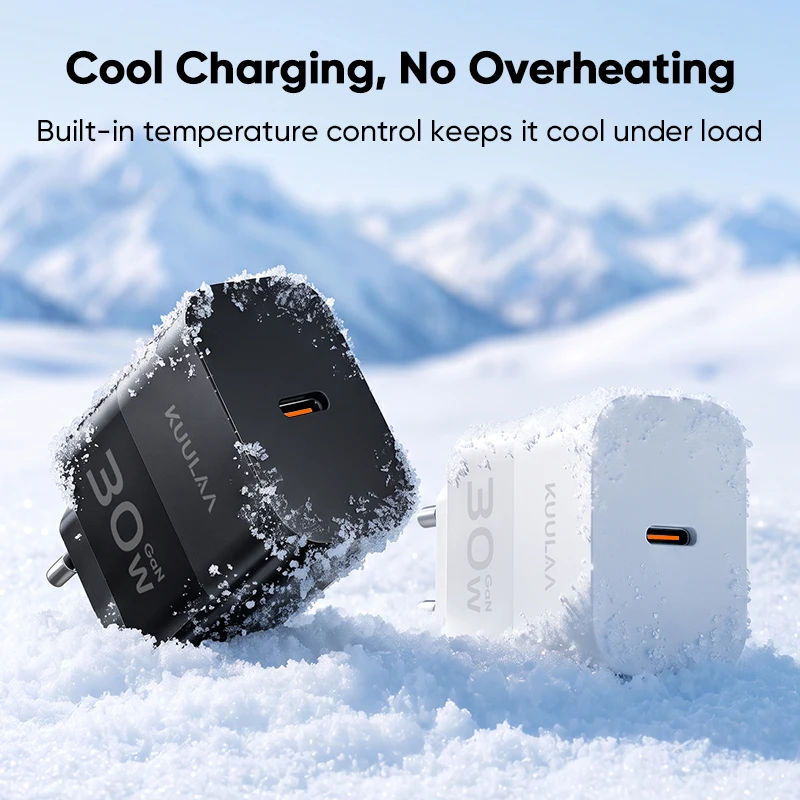 Mini-Ladegerät 30 W USB-C, PD und QC 3.0 – Bild 6