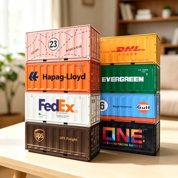 Mini-Eisen-Aufbewahrungsbox Miniatur-Eisenbox Kreative Dekoration Kleinteile-Sammlerbox Desktop-Mini-Container
