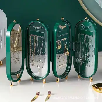 Schmuck Lagerung Box Ohrringe Schmuck Rack Ohrringe Halskette Box Haushalt Reinigung Display Rack Artefakt
