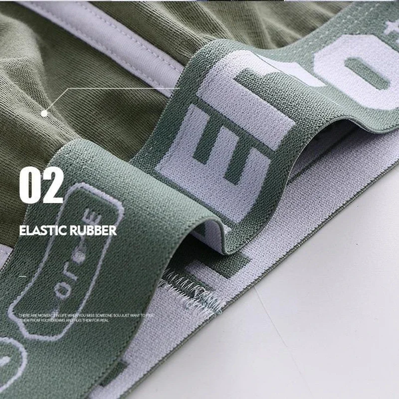 1Pcs Männer Baumwolle Boxer Shorts Höschen Unterwäsche3 – Bild 6