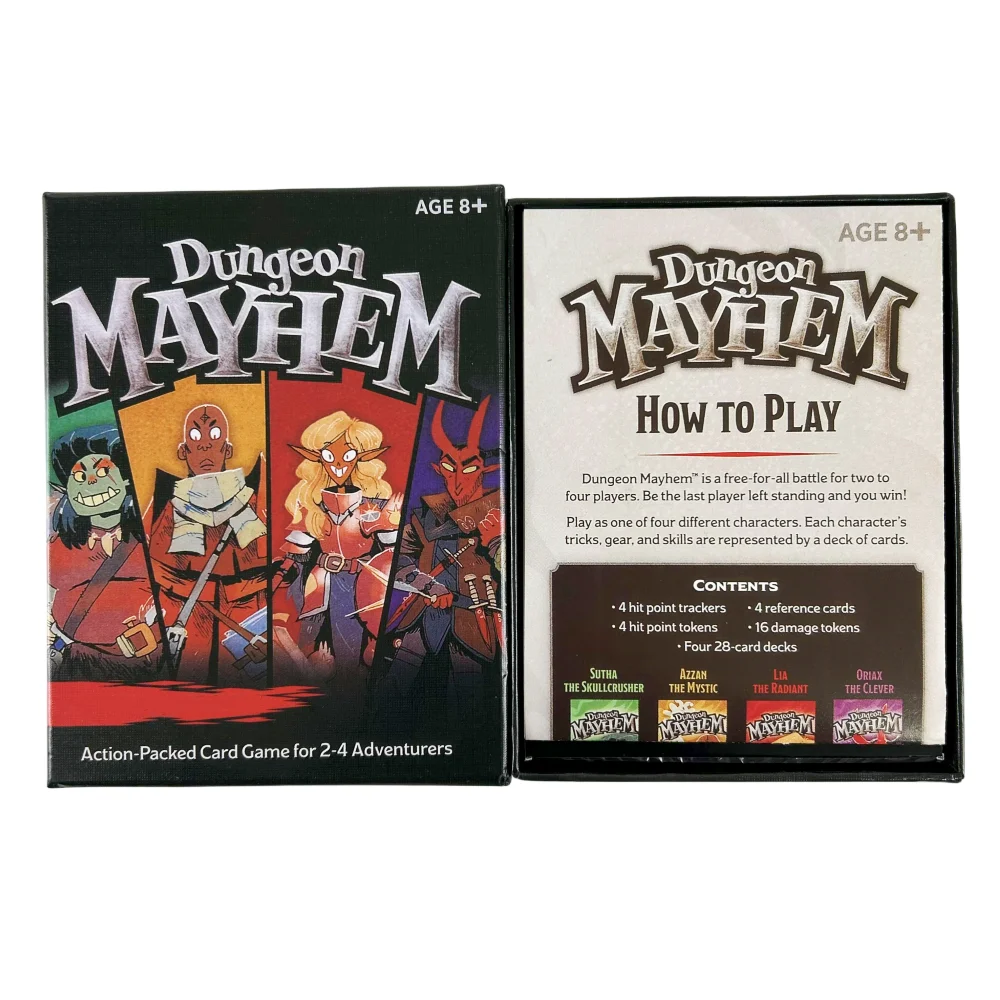 3 Stile Family Fun Brettspiel Spielkarte Dungeon Mayhem – Bild 3