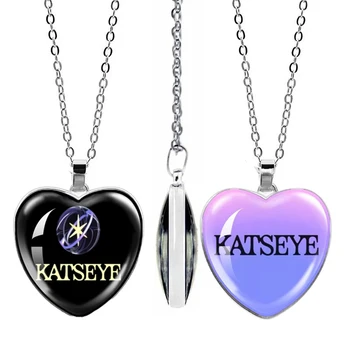 KATSEYE Damen-Halskette Anime-Schmuck Anhänger K-Pop Idol Charms Accessoires Legierung Hängekette Anhänger