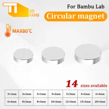 Bambu Lab Kreisförmiger Magnet DIY-Teile für 3D-Drucker-Zubehör