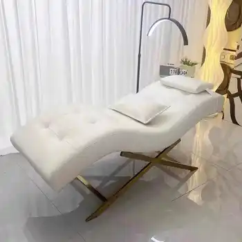 XingSheng Schönheitspflegebett Gesichts-Hydrotherapie-Liege Massagetisch Salon-Wimpernbetten