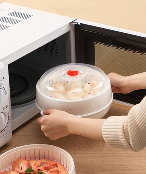 COOKER KING Mikrowelle Heizung Dampfer Haushalt Große Kapazität Dampfer Küche Dampfer Box Dampfer Rack Kann