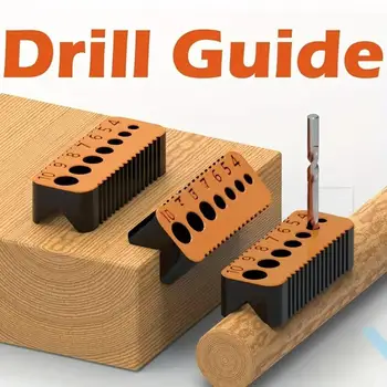 Bohrer Guide Für 4/5/6/7/8/9/10mm Löcher Bohrer DIY Bohrer Jig Block Gelenke Werkzeug Multifunktionale