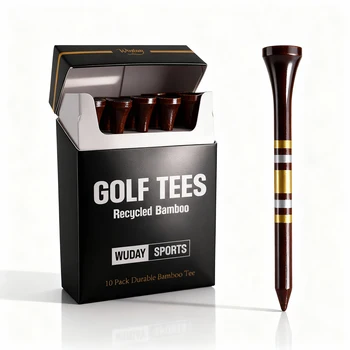 Golf-Tees - Gutes Feedback beim Schlagen des Balls, gutes Gefühl, langlebige Haltbarkeit (10 Stück)