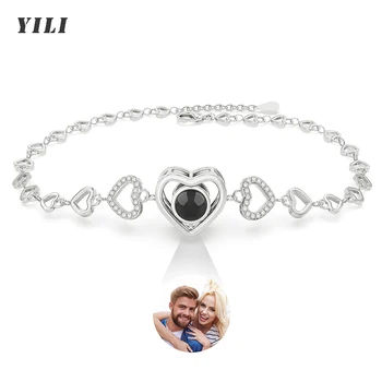 Personalisierte Armbänder mit Bild im Inneren Maßgefertigte Foto-Projektionsarmbänder Individualisierte