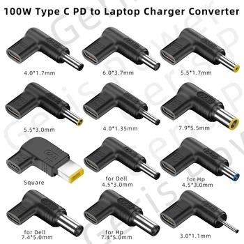 ​ P ​ D 100 W Typ C auf universellem Laptop-Ladegerät-Konverter für Asus Lenovo HP Dell Acer Samsung USB C