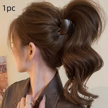 Haarspange mit mattem Finish für hohe Pferdeschwänze, die Ihr Haar nicht beschädigt | Haarspangen für Damen |