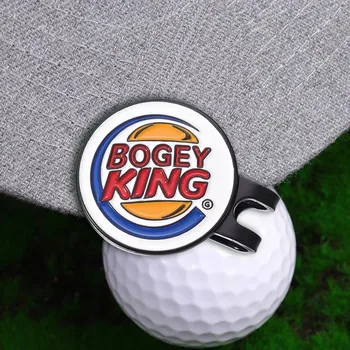 Bogey Ball King Kreative Golf-Hut-Clips, magnetischer Golfball-Marker, Kappen-Clip, trendiger dekorativer