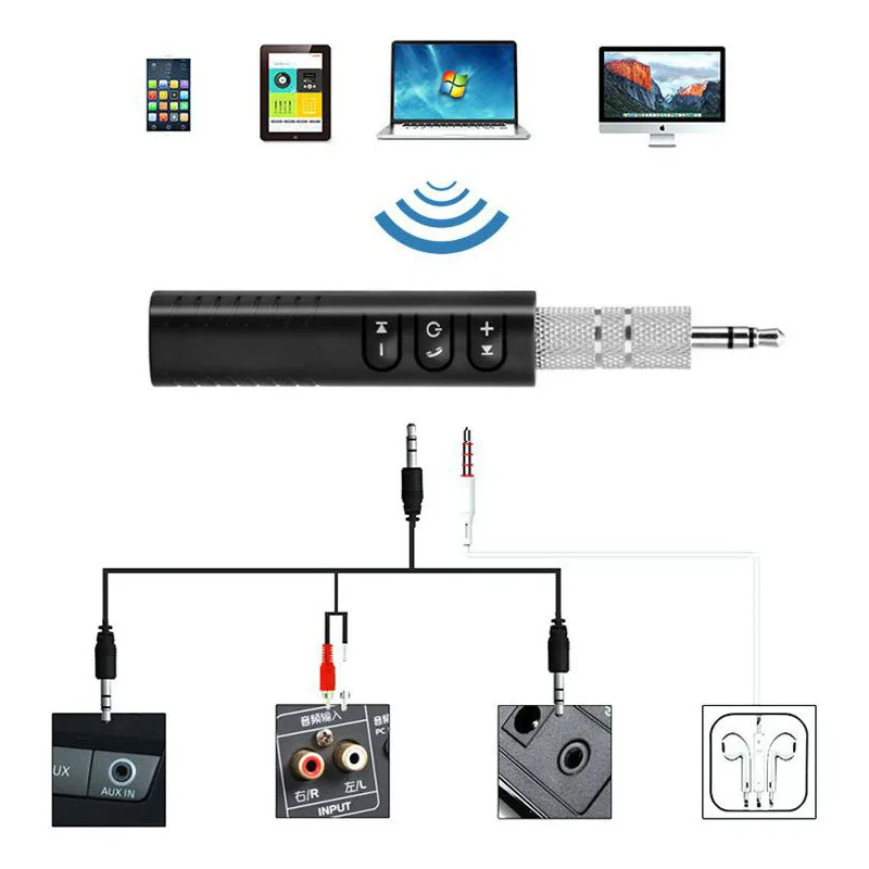 Drahtlose Bluetooth 5,0 Empfänger Adapter 3,5mm Jack Für Auto – Bild 3