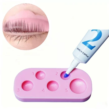 PERMANIA 1 Stück Wimpernlifting-Palette 5-Funktionen-Wimpernlifting- und Färbewerkzeug Professionelle
