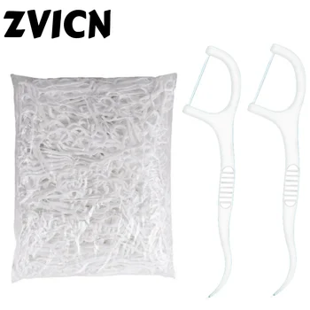 Einweg-Zahnstocher, Zahnseide-Picks, Interdentalbürsten, Mundhygienepackung zum Reinigen der Zähne zwischen