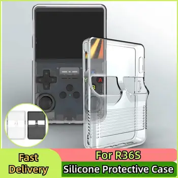 Tragbare Spielkonsole Schutzhülle Für R36S Silikon Schutzhülle AntiScratch Lagerung Box Waschbar Silikon Fall
