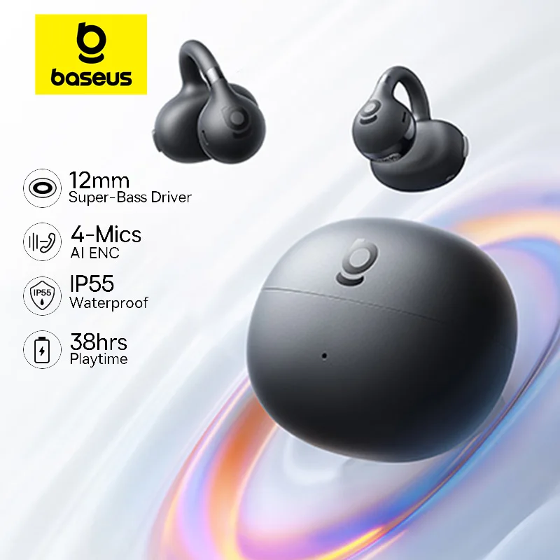 Baseus BC1 Ohrclip-Ohrhörer, kabellose Open-Ear-Kopfhörer