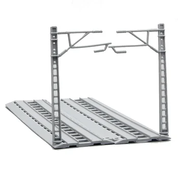 40cm eisenbahn mockup mit elektrischem schienen pol pack für modell zubehör im maßstab 1/32 (5 Stück)