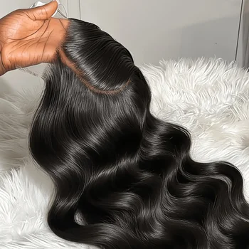 40-42 Zoll Body Wave Echthaar-Perücke 13x4 13x6 HD Lace Front Perücke 250% Dichte Brasilianisches Haar