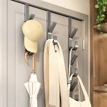 Einfache Installation, Türhaken, stabiler Kleiderständer aus Metall, geeignet für Kleidung, Hüte und Taschen