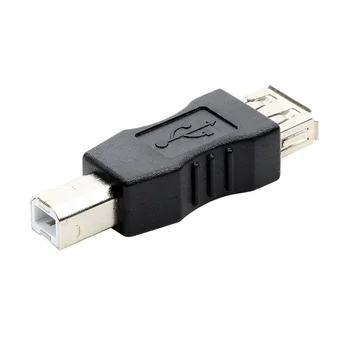 High Speed USB 2,0 Typ A Buchse Auf Typ B Männlich USB Drucker Scanner Adapter Daten Sync Koppler Konverter