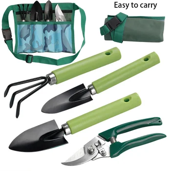 Gartenwerkzeug-Set, einschließlich Werkzeuge für Topfpflanzen, Bodenbefüllung, Beschneiden (4 Stück)