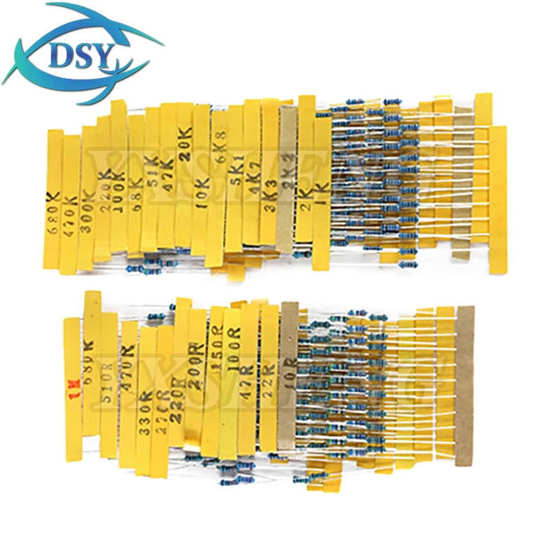 600 Stück/Set 30 Arten 1/4 W Widerstand 1 % – Bild 3