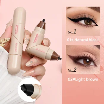 Eyeliner-Stift, wasserfest, schnell trocknend, langlebig, glatt und leicht zu färben, für natürliches