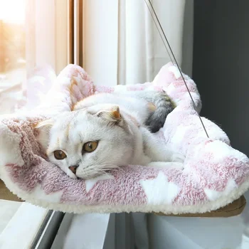 Haustier Katze Hängematte Luft Hängende Katze Bett Katzen Bett Haus Kätzchen Klettergerüst Sonniges Fenster