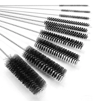 Reinigungsbürsten-Set detaillierte Mehrzweck-Rohrbürste aus Nylon und Edelstahl für den (10 Stück)