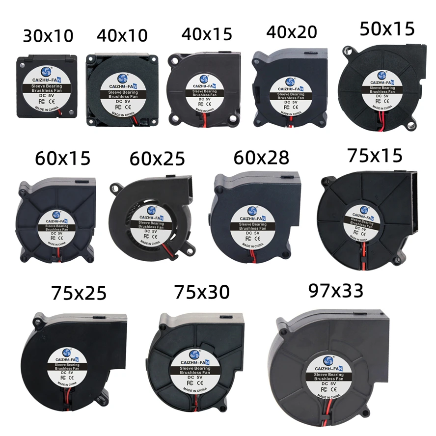 30MM 40MM 50MM 60MM 75MM 97MM Lüfter Bürstenlosen Motor Fall