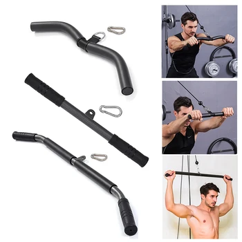 Fitness Lat Pull Down Bar Drücken Sie Down Bar Bizeps Zurück Stärke Workout Griff für Kabel Maschine