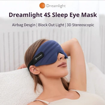 Dreamlight 4S Augenmaske Schlaf 3D Stereoskopisch für Männer Frauen Erwachsene Schlafhilfe Blockieren Licht