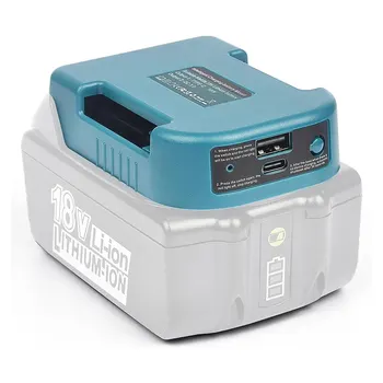 Makita 18V Mit USB Mit Typ-C Batterie Halter Für Makita 18V Batterie BL1840 BL1850 BL1860 Ladegerät adapter