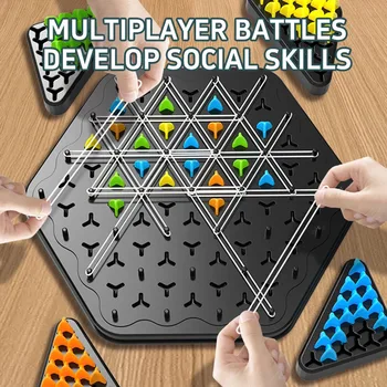 Triangle Chess Splendor Duel Brettspiel Strategiespiel für Kinder und Erwachsene, lustiges Familienspiel
