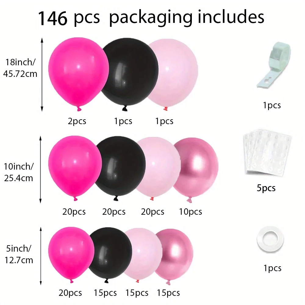 113-teiliges Ballon-Girlanden-Set Hochzeit Geburtstag Party – Bild 6