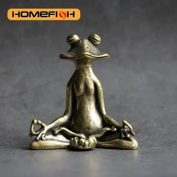 Retro Kupferwaren Räucherstäbchenhalter Zen Frosch Ornamente Massiver Reinkupfer Frosch Teehaustier