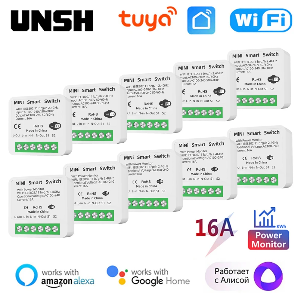 16A Tuya WiFi Smart Switch 2-Wege-Steuerung mit