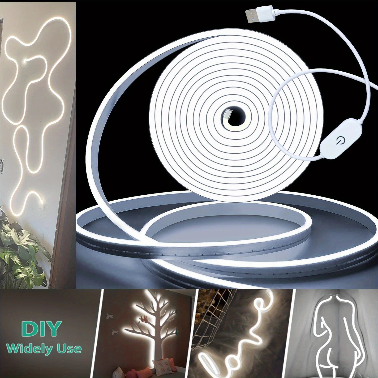 Neon LED Licht Streifen Smart Touch Sensor Schalter Dimmbare
