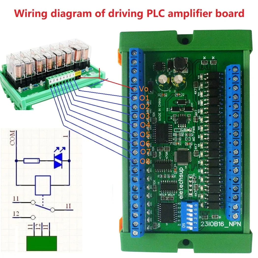 RS485 Remote IO Modul 8 16 24 32 48CH Multifunktions-SPS – Bild 5